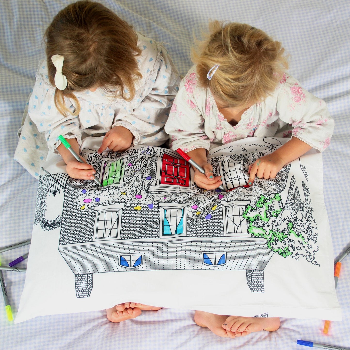 Home Decorator Pillow Case (pens included)