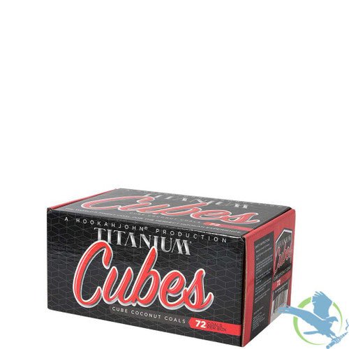 Hookah John Titanium Coals 72pc Cubes