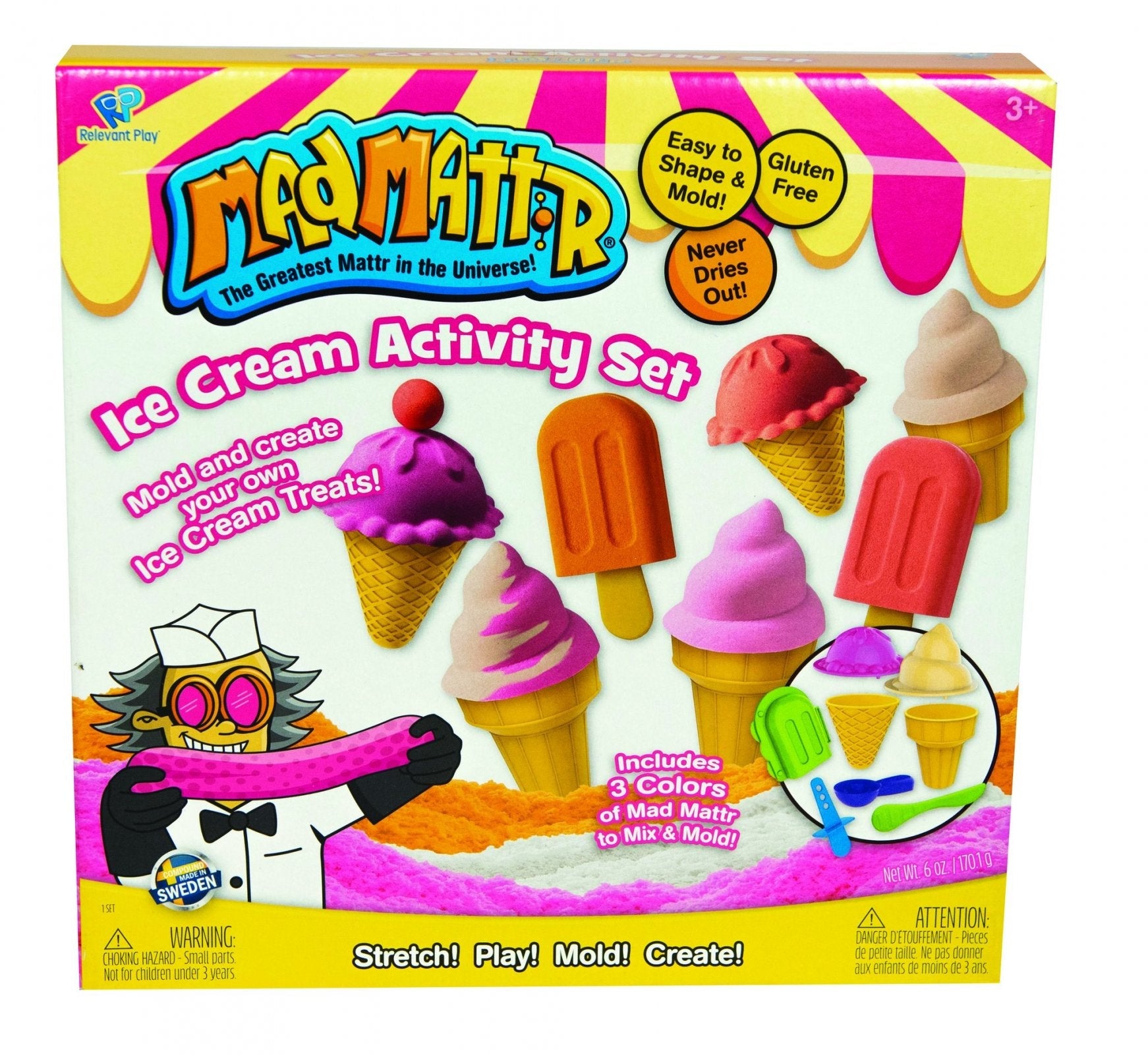 Mad Mattr Ice Cream Activity Set