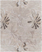 Ilfeld Athena Gray Floral Wool Rug
