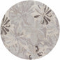 Ilfeld Athena Gray Floral Wool Rug