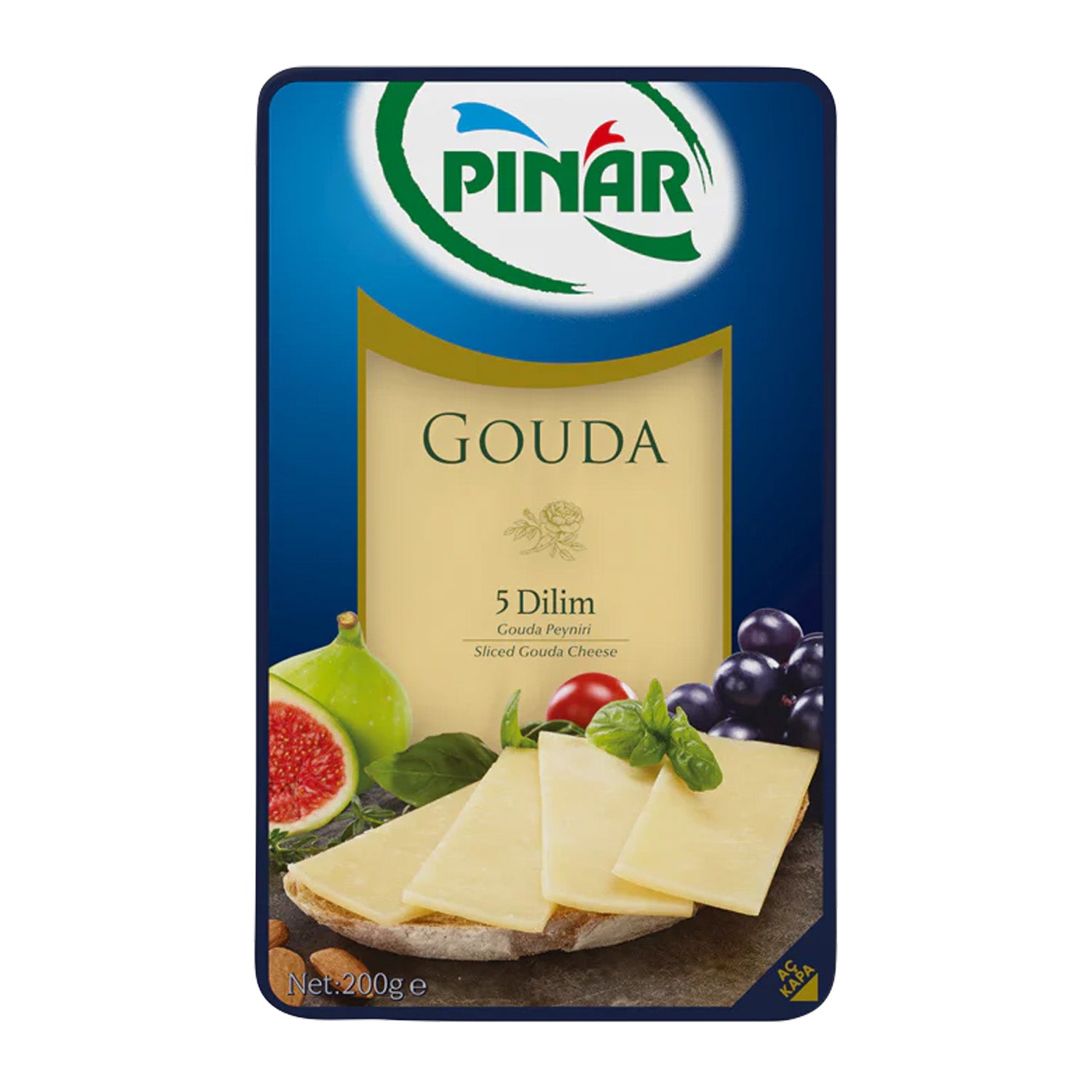 Pinar Gouda Sliced 200G