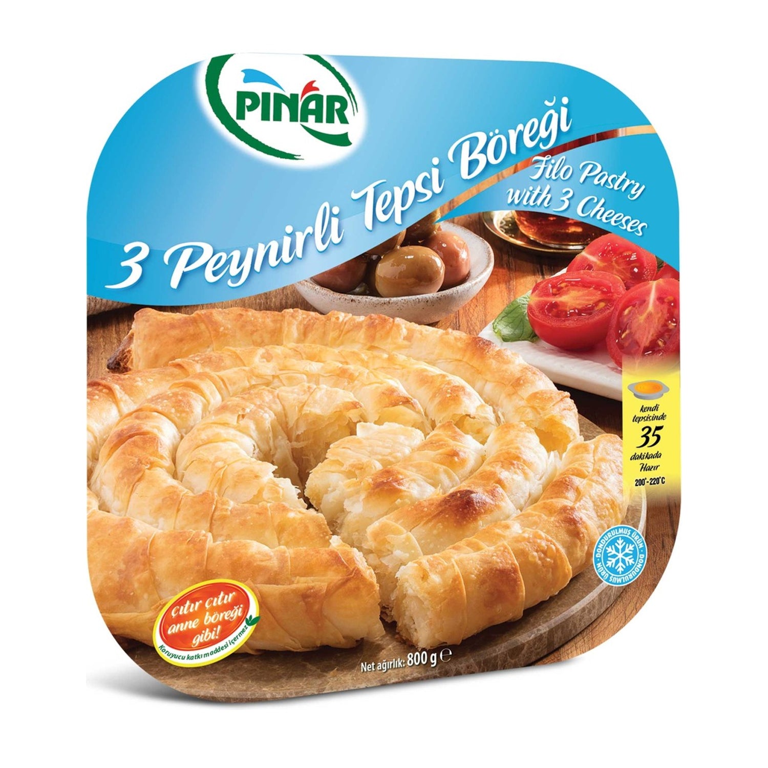 Pinar Pastry Pie Three Chs 800