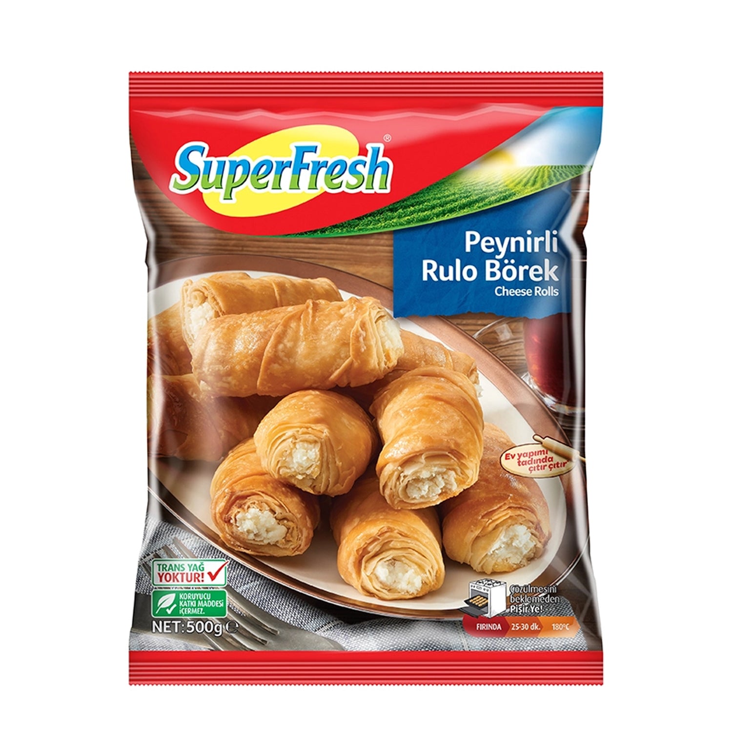 Superfresh Mini Cheese Roll 500G