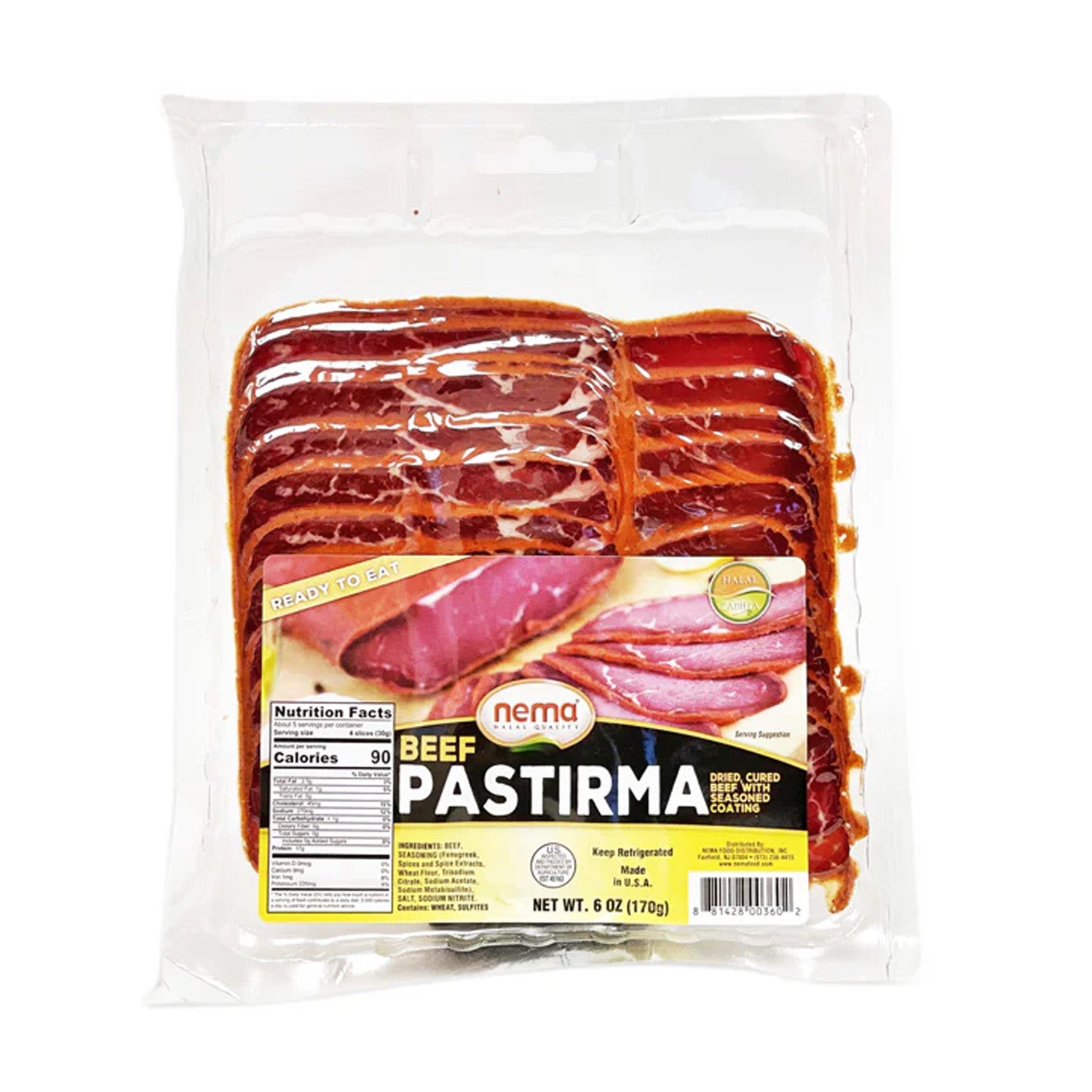 Nema Pastirma Sliced 6Oz