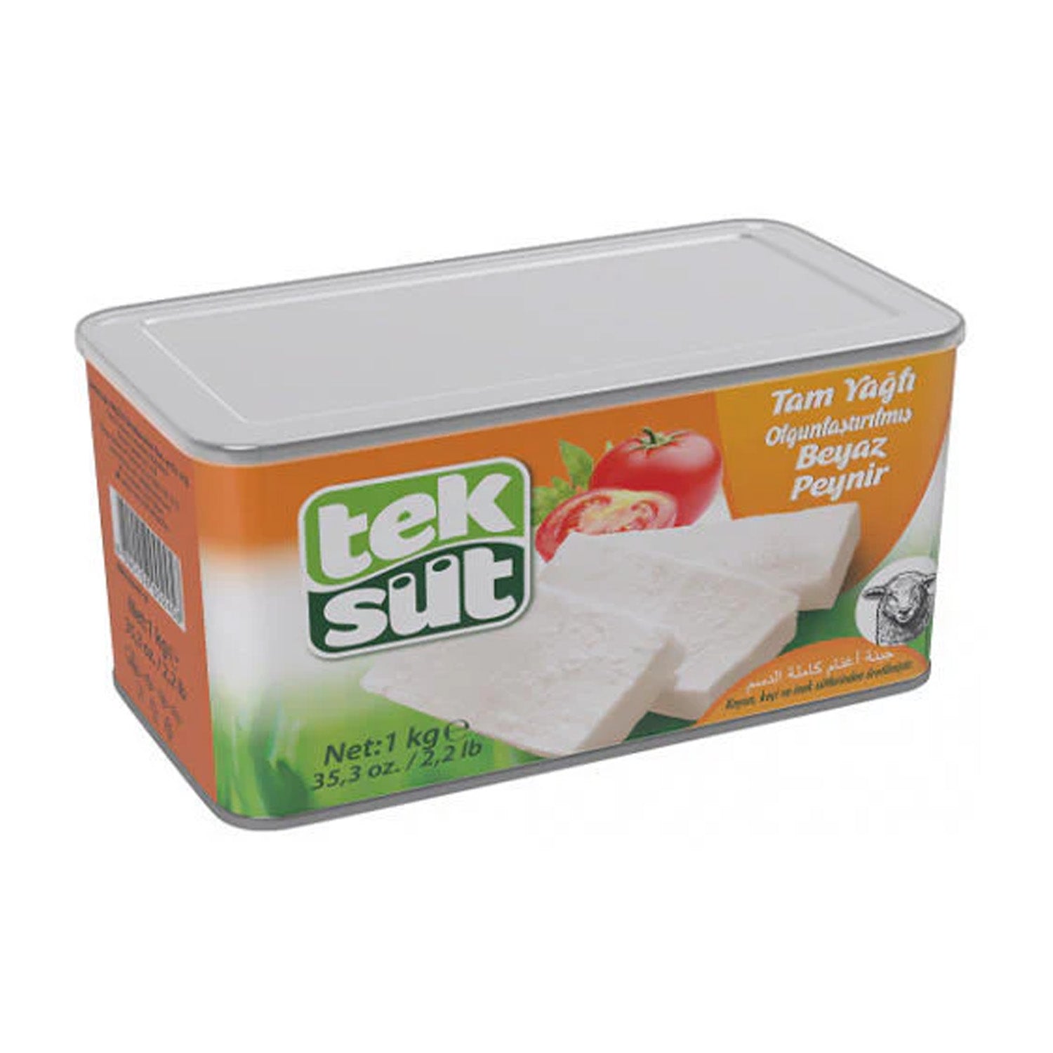 Teksut Sheep Feta 1 Kg Can
