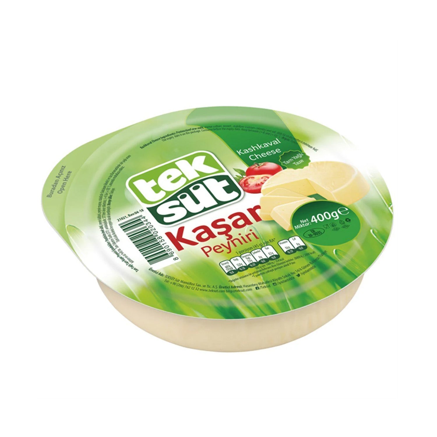 Teksut Kashkaval Sliced 400 G