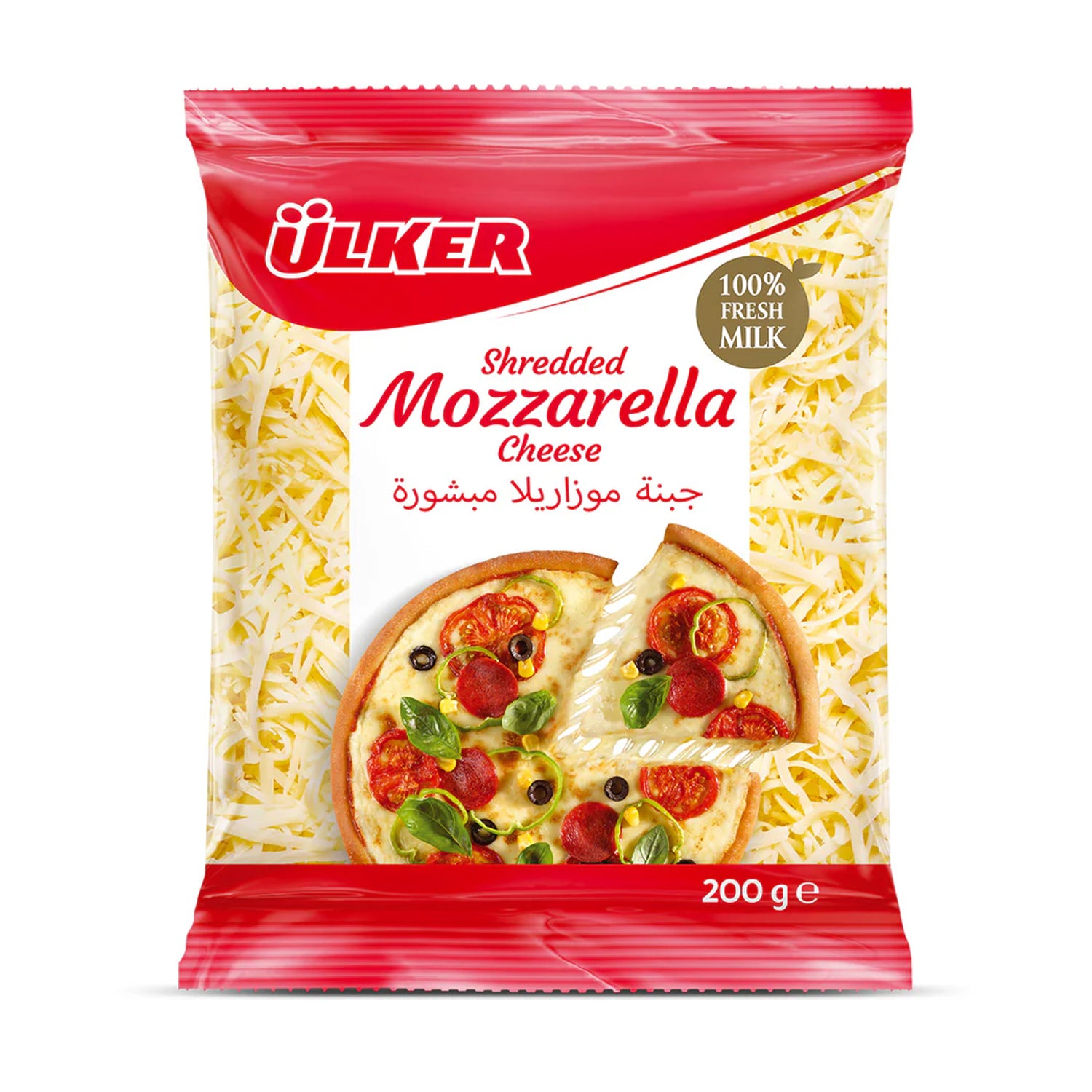 Ulker Mozzarella Cheese Shredded 200 G
