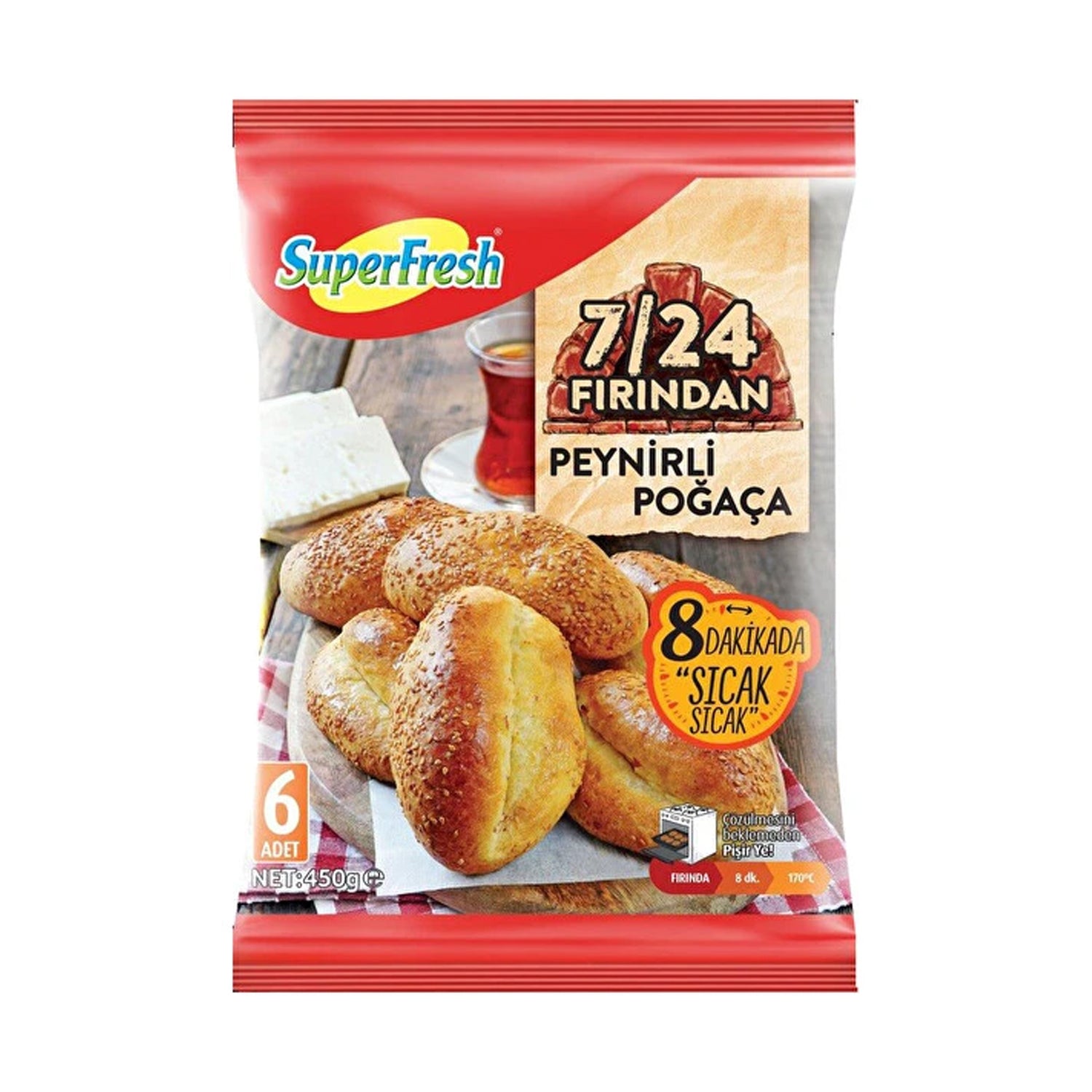 Superfresh Pogaca Cheese 450G