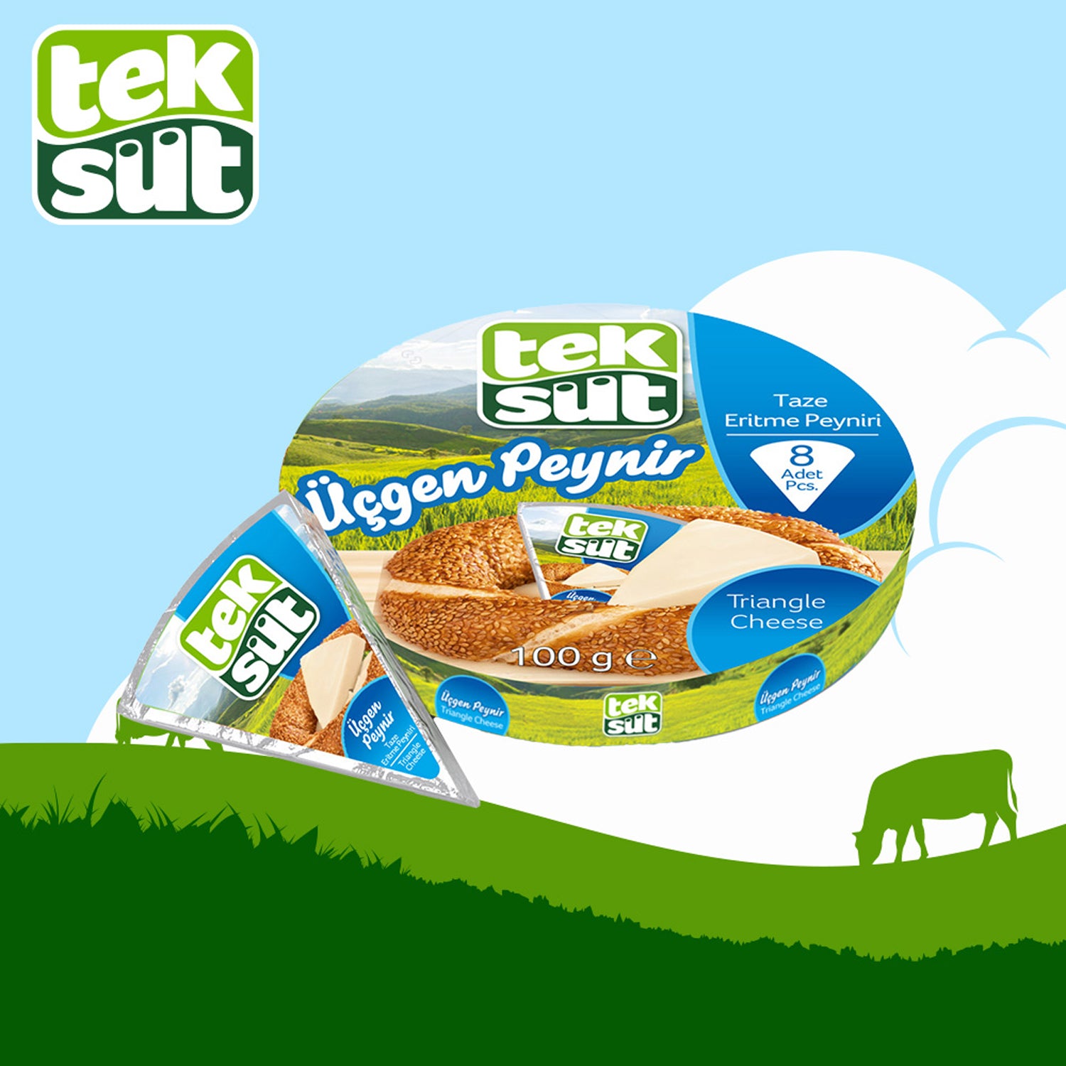 Teksut Triangle Cheese 100G