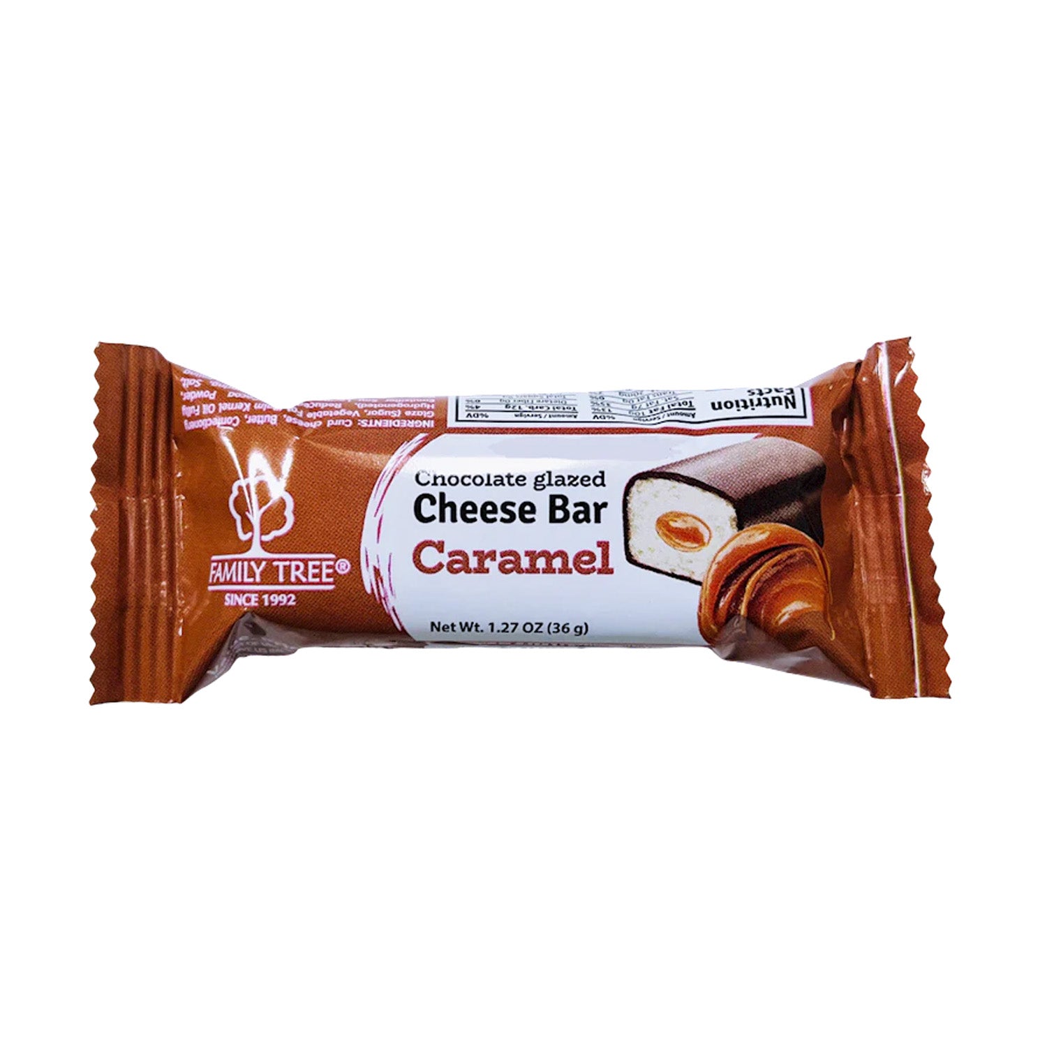 Family Tree Cheese Bar Caramel 36G