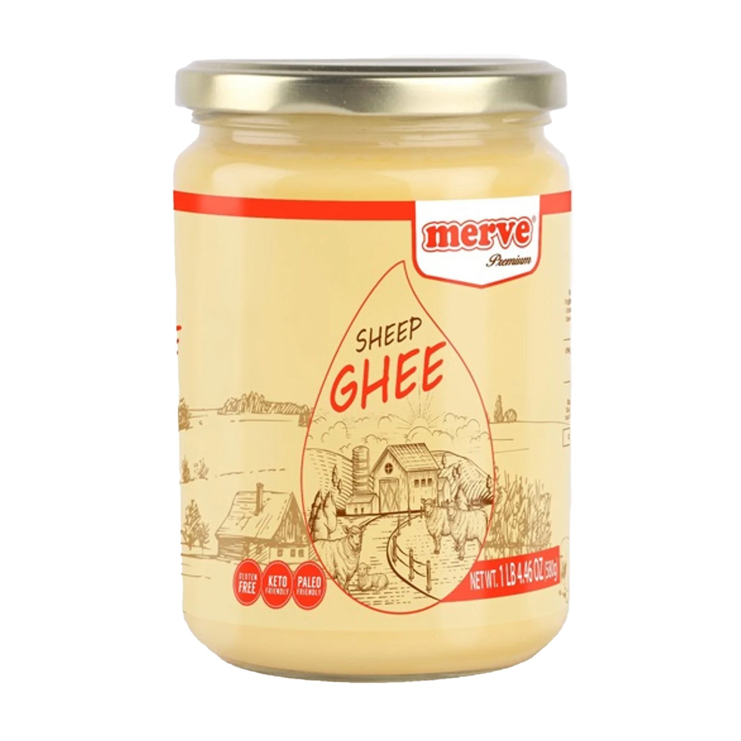 Merve Sheep Ghee 580G-Glass