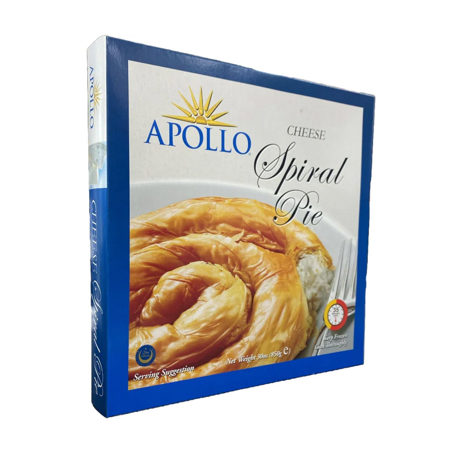 Apollo Cheese Spiral Pie 850G