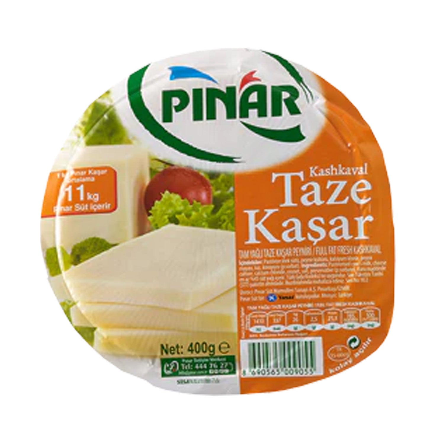 Pinar Kashkaval Cheese 400G