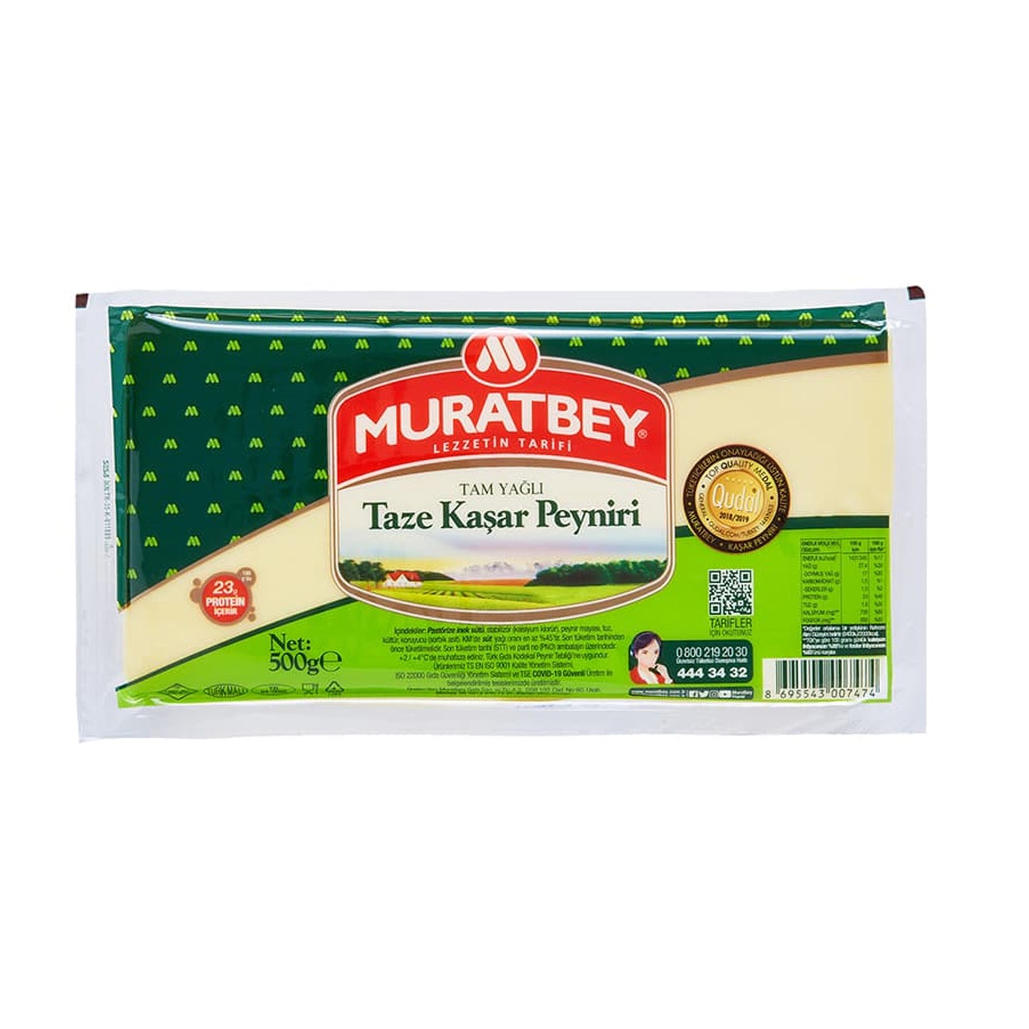 Muratbey Kashkaval Cheese 500G