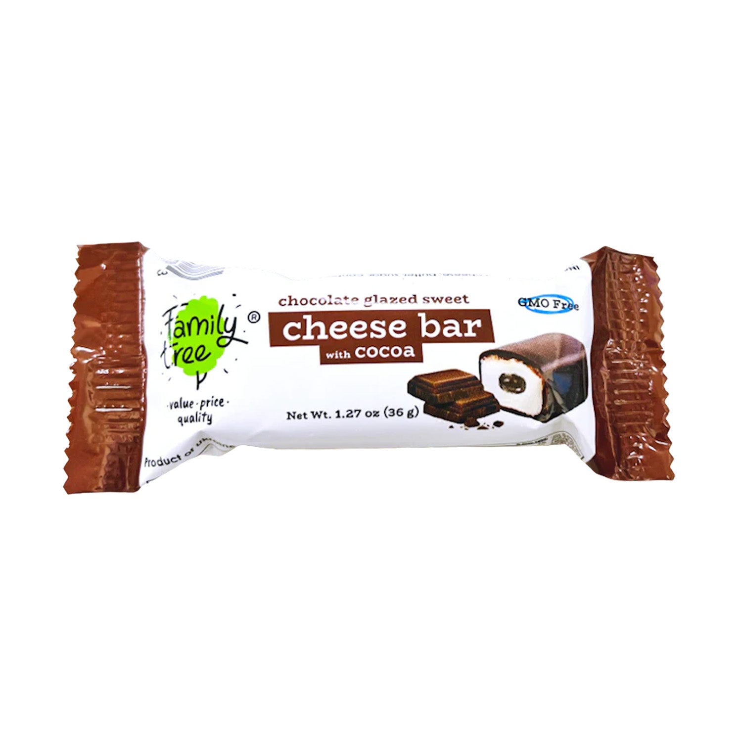 Family Tree Cheese Bar Chocolate 36G