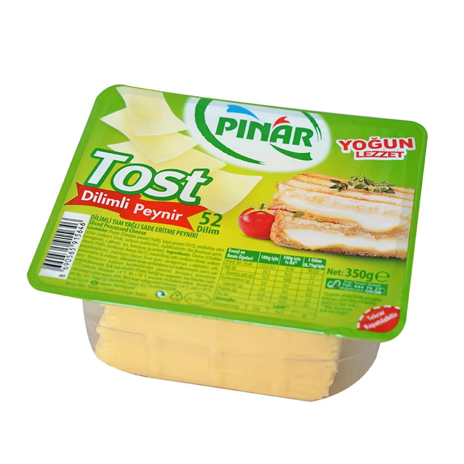 Pinar Kashkaval Sliced 350G