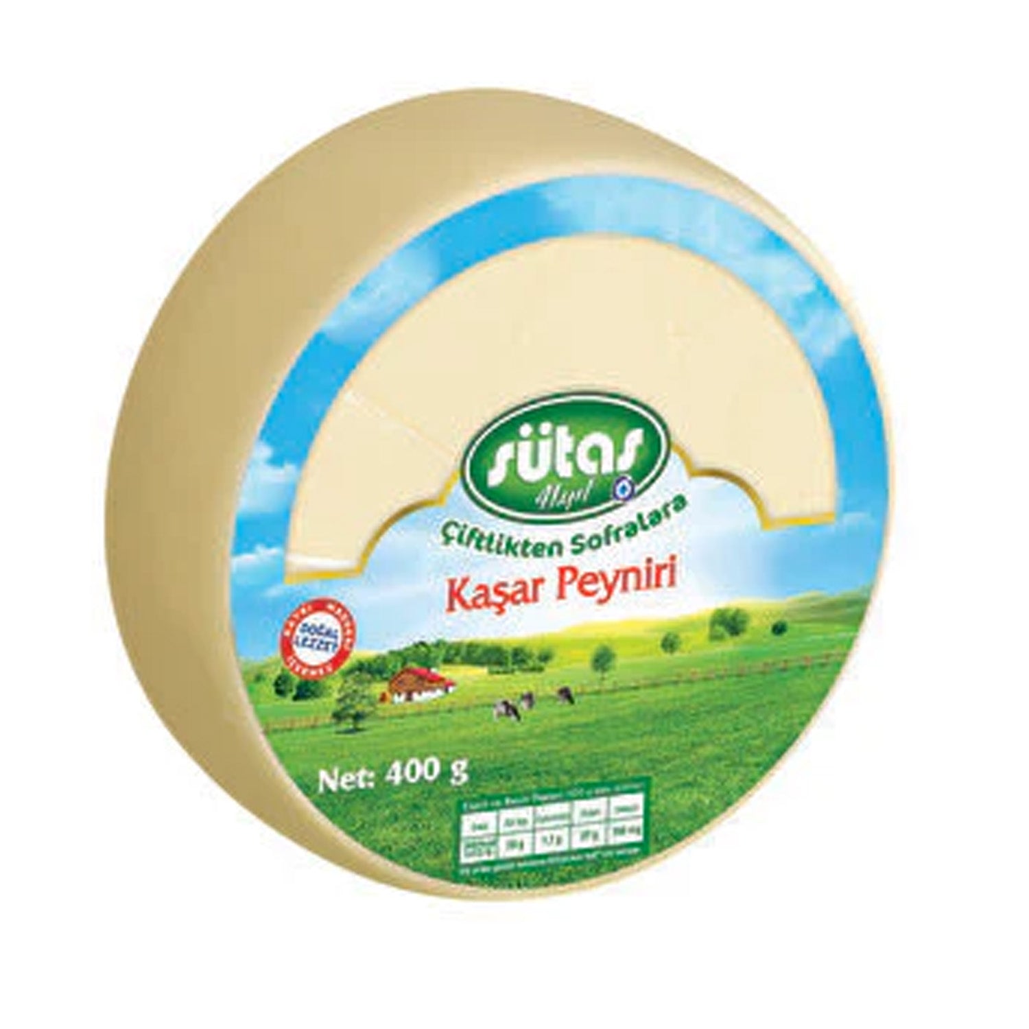 Sütaş Kaşar Peyniri 400gr