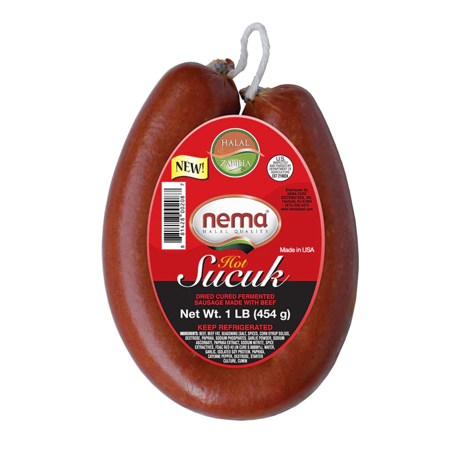 Nema Sucuk Ring Hot 1Lb@