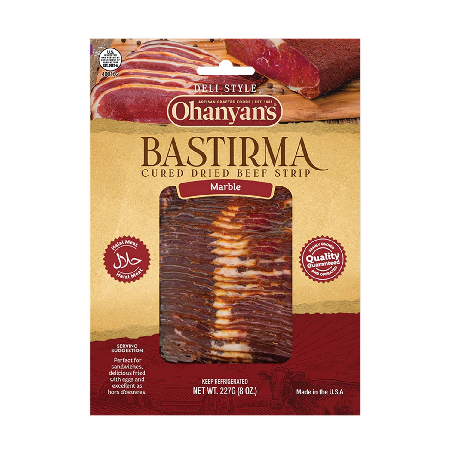 Ohanyan'S Pastirma Fat 8Oz/227G