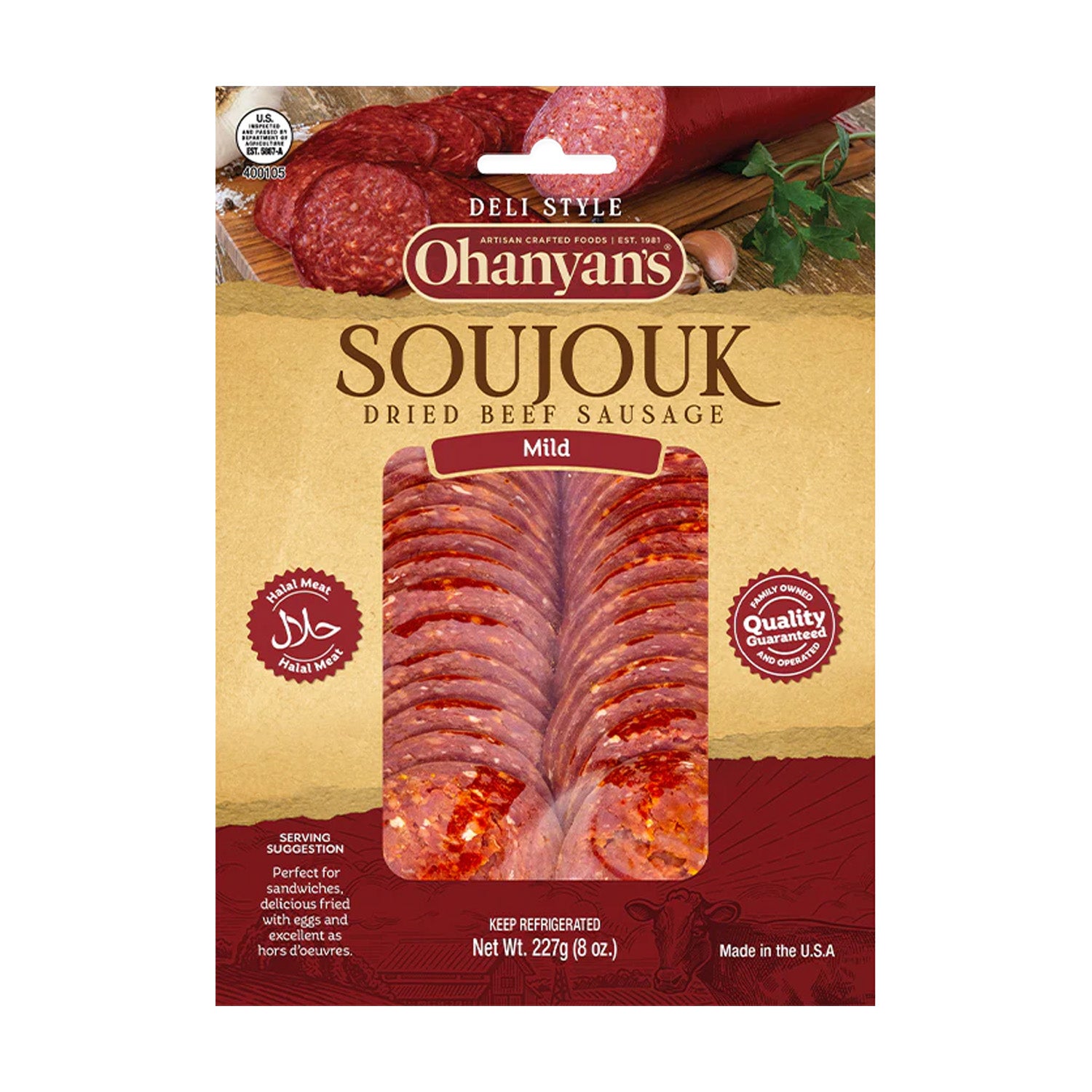 Ohanyan'S Soujouk Sliced 220G