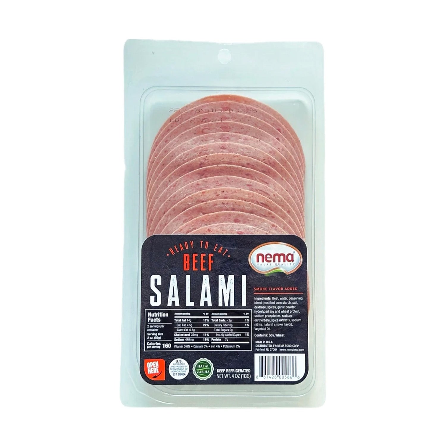 Nema Sliced Salami 4Oz