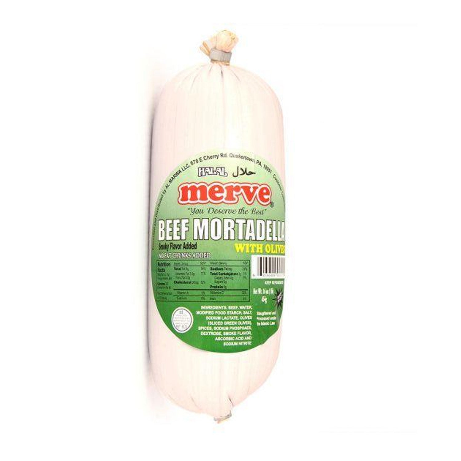 Merve Beef Mortedella Olives 1Lb