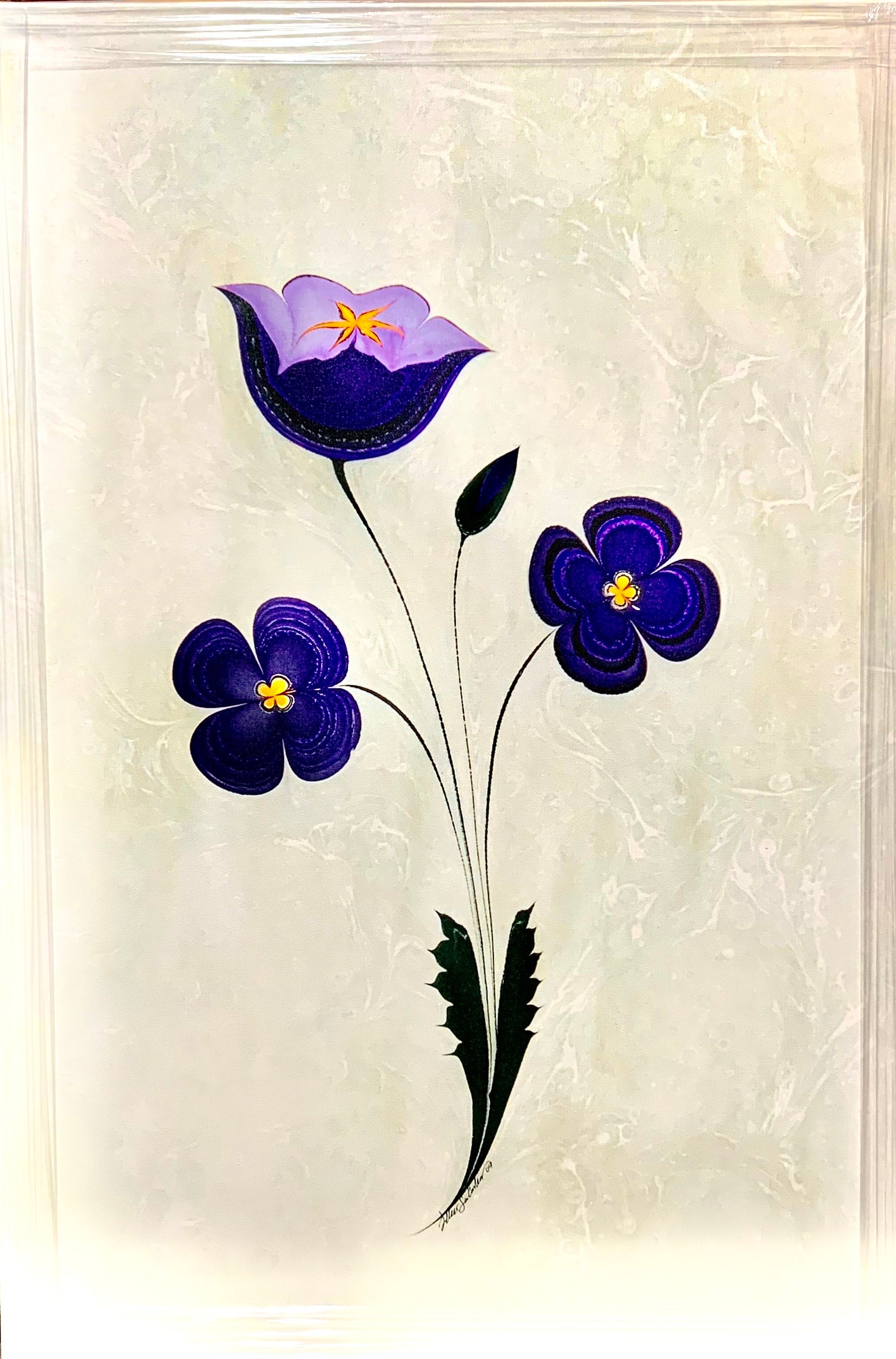 Çiçek tablo 70x105 cm