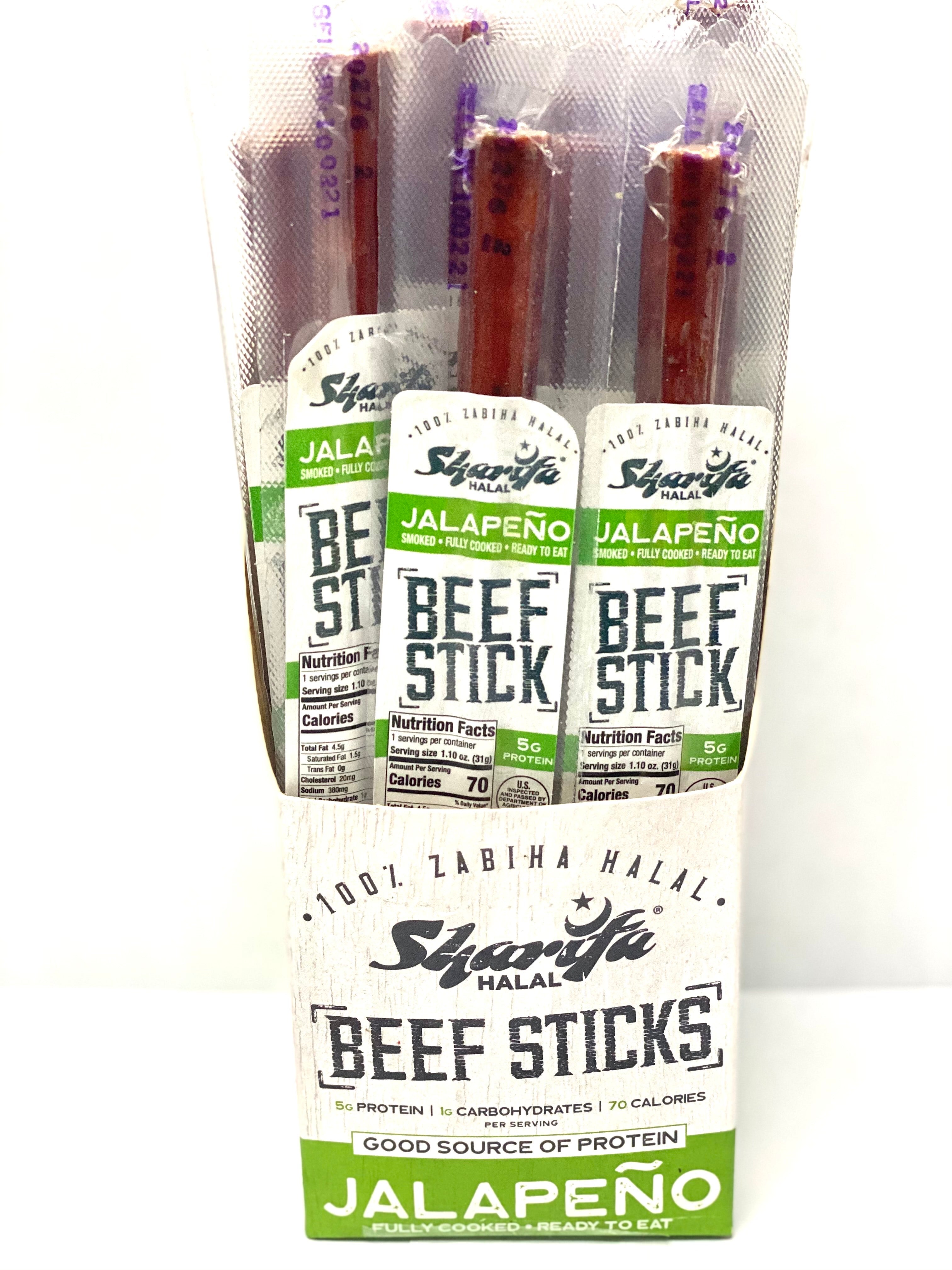 Jalapeño Halal Beef Stick Case (16)