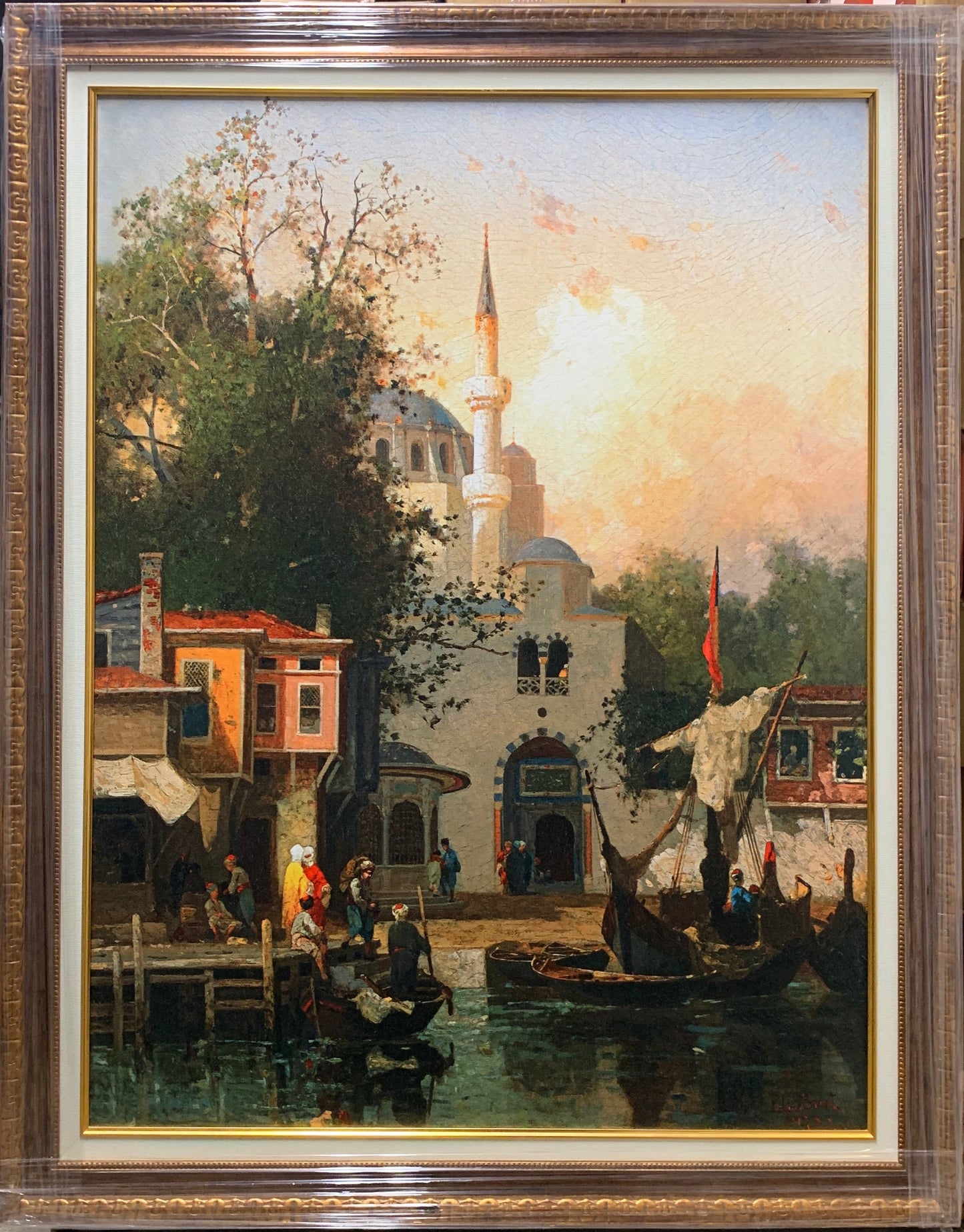 Istanbul Cami Çerçeveli Tablo 70x93 cm