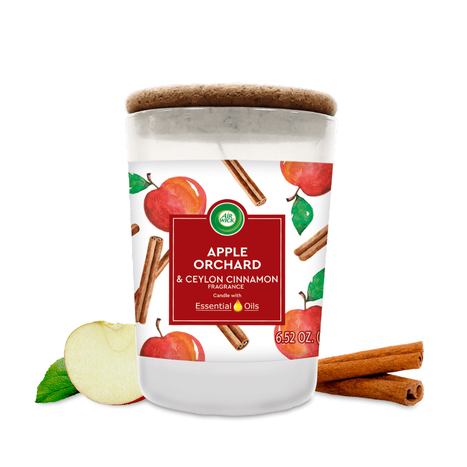 Airwick Candle Apple Orchard And Ceylon Cinnamon 185