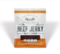 Sharifa Halal Beef Jerky, Teriyaki, (1) 2.85 oz. Bag – Great Everyday Halal Jerky Beef Meat Snack, 100 % Real Zabiha Halal Beef, 12g of Protein, 80 Calories, 0g Trans Fat, & 2g of Carbohydrates