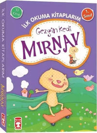 Gezgin Kedi Mırnav İlk Okuma Kitaplarım Seti (10 Kitap)