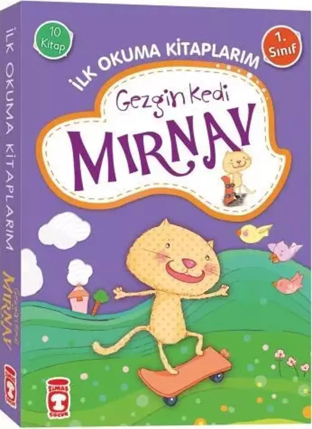 Gezgin Kedi Mırnav İlk Okuma Kitaplarım Seti (10 Kitap)