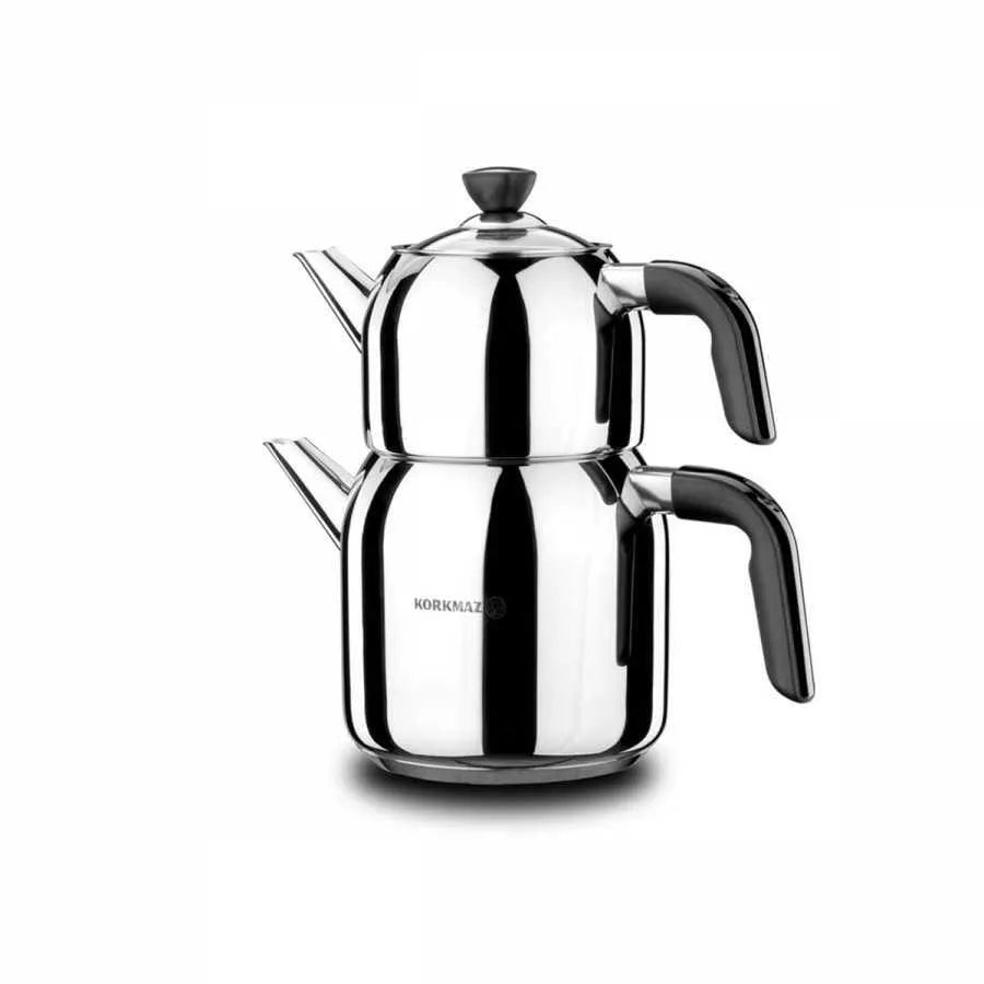 Korkmaz Kappa Teapot Set Black 2L