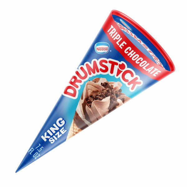 Drumstick King Triple Choco 7Oz