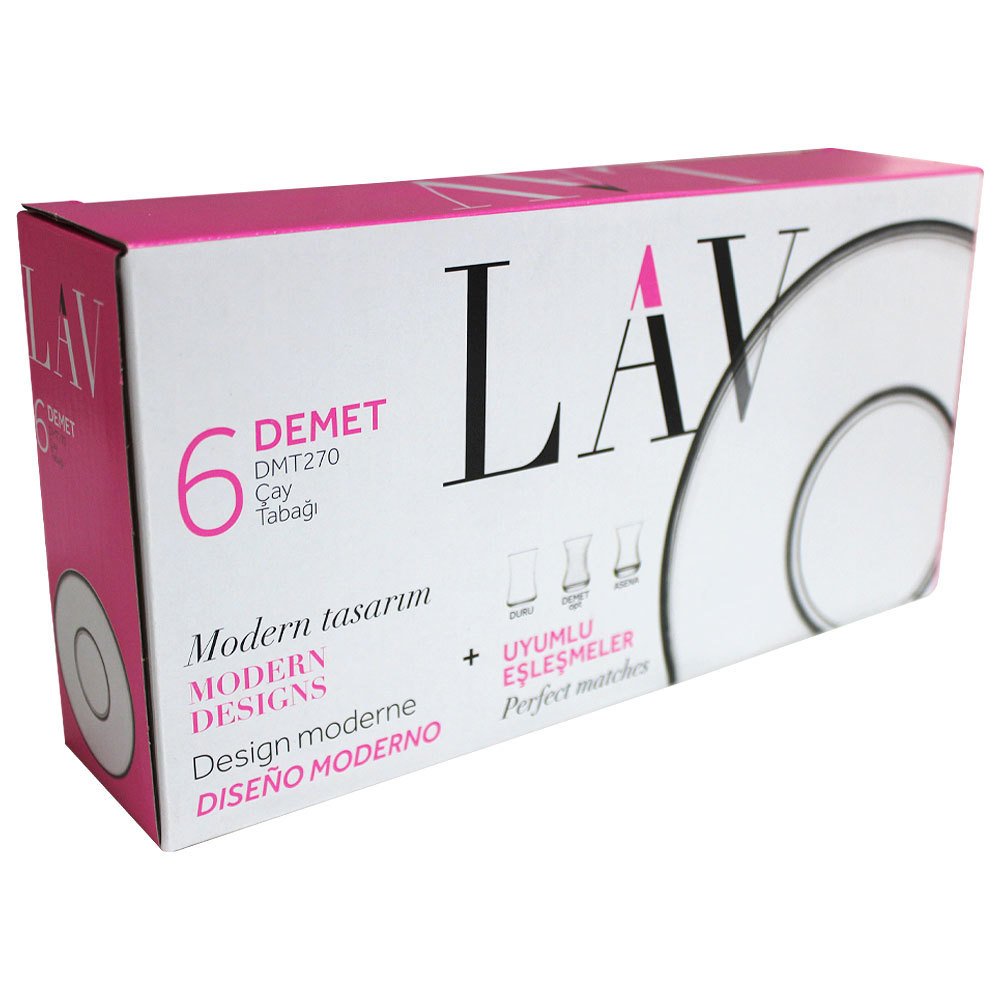 Lav Demet Tea Plates 6P