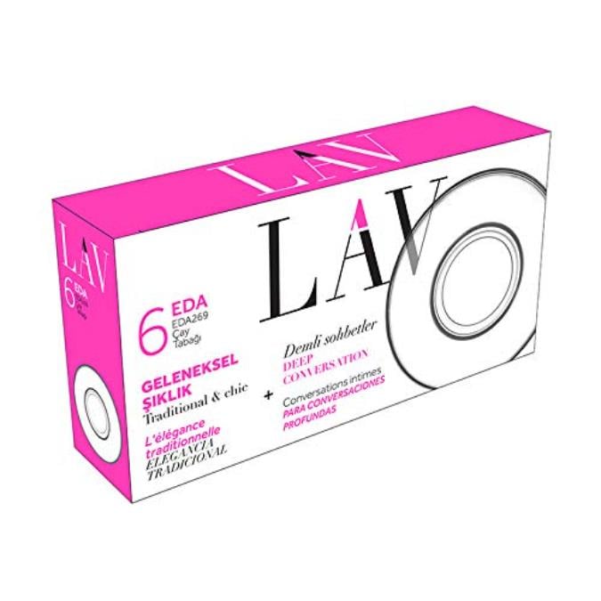 Lav Eda Tea Plate 6Pc