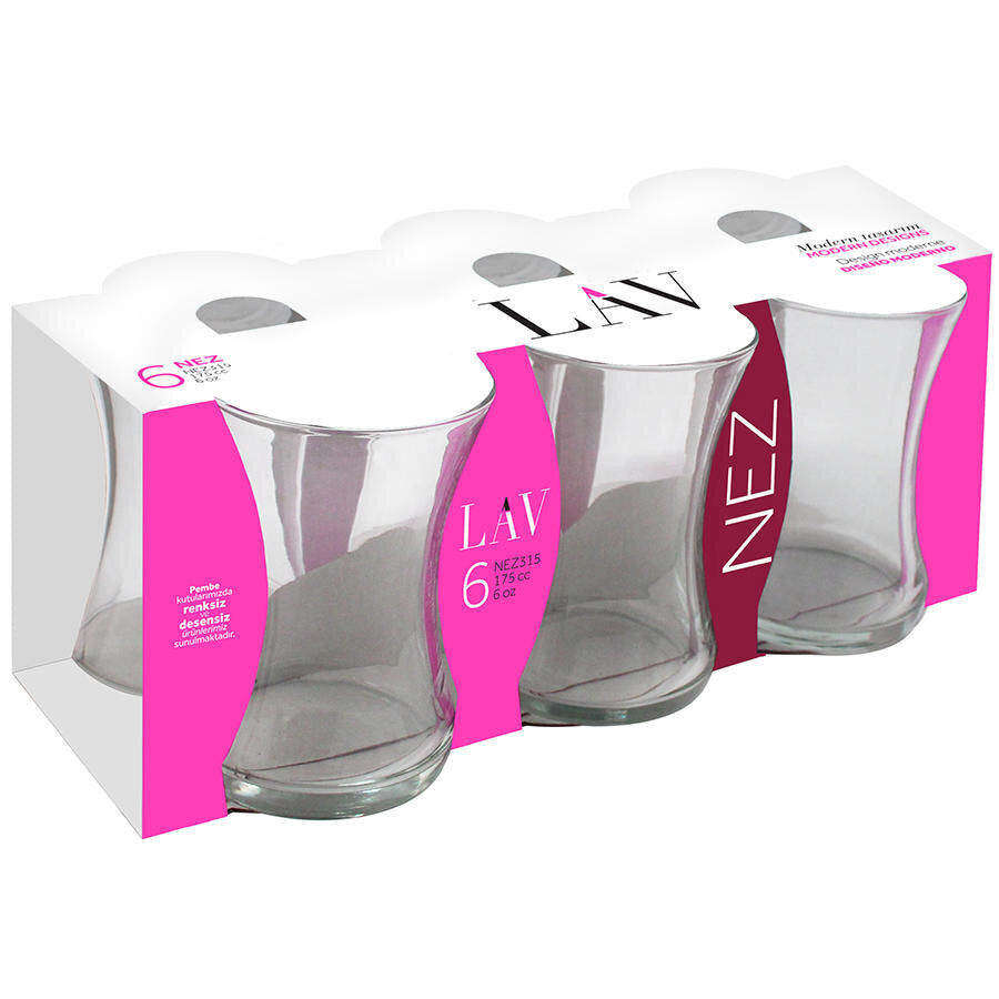 Lav Nez Tea Glass 6Pc