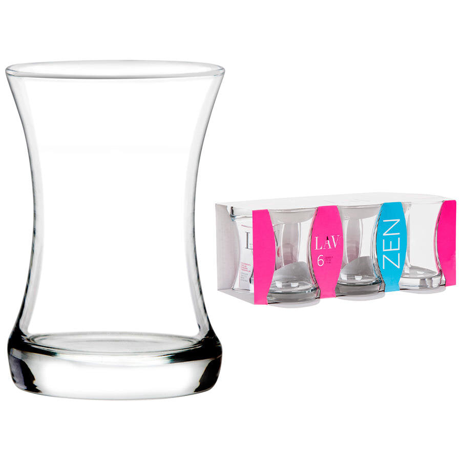 Lav Tea Glass 6 Pc