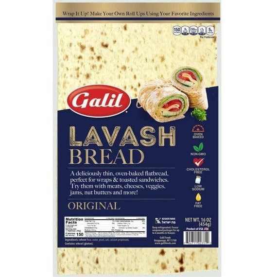 Galil Gourmet Lavash Bread 454Gr