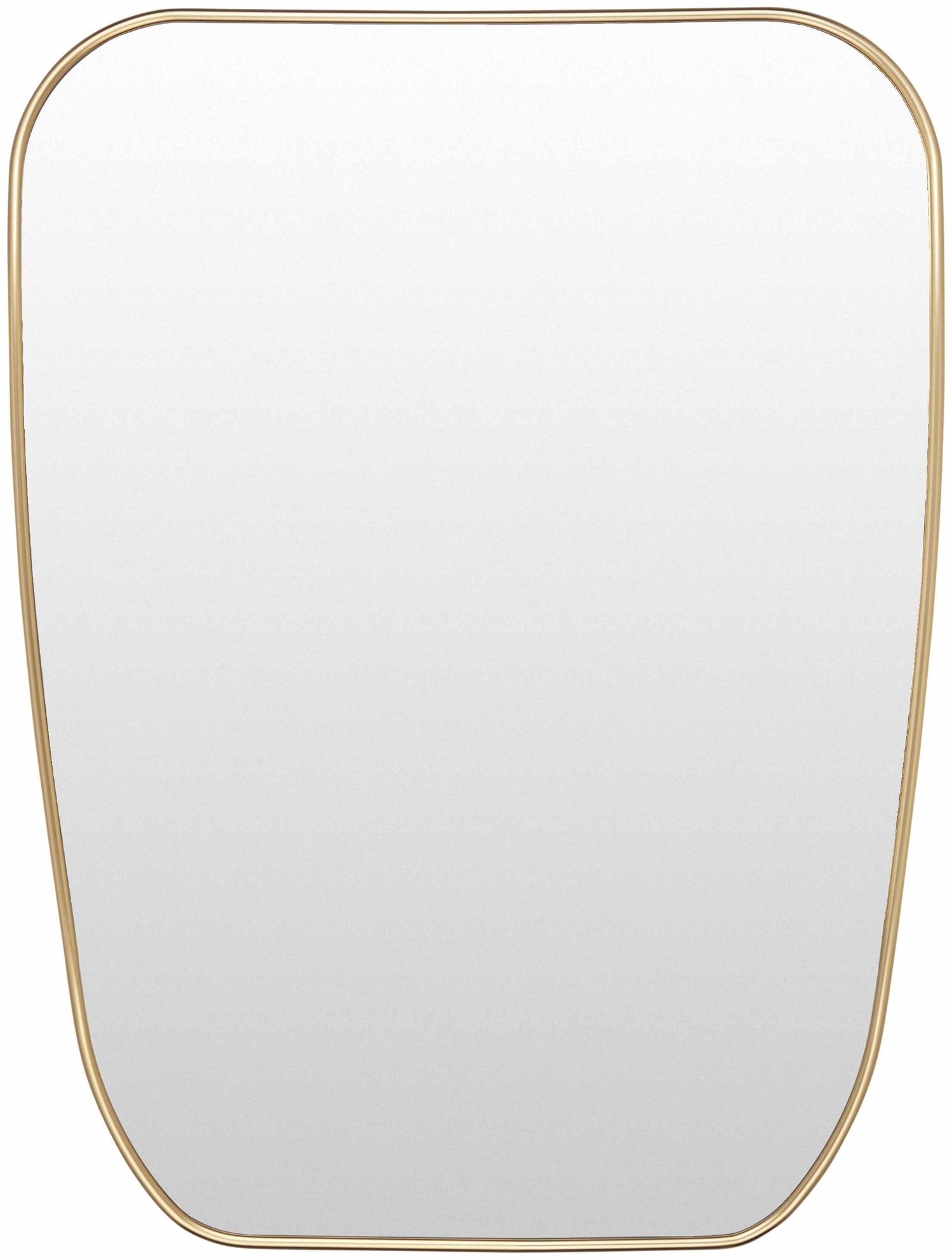 Orbassano Gold Frame Round Mirror