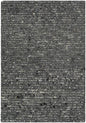 Winta Black Wool Area Rug