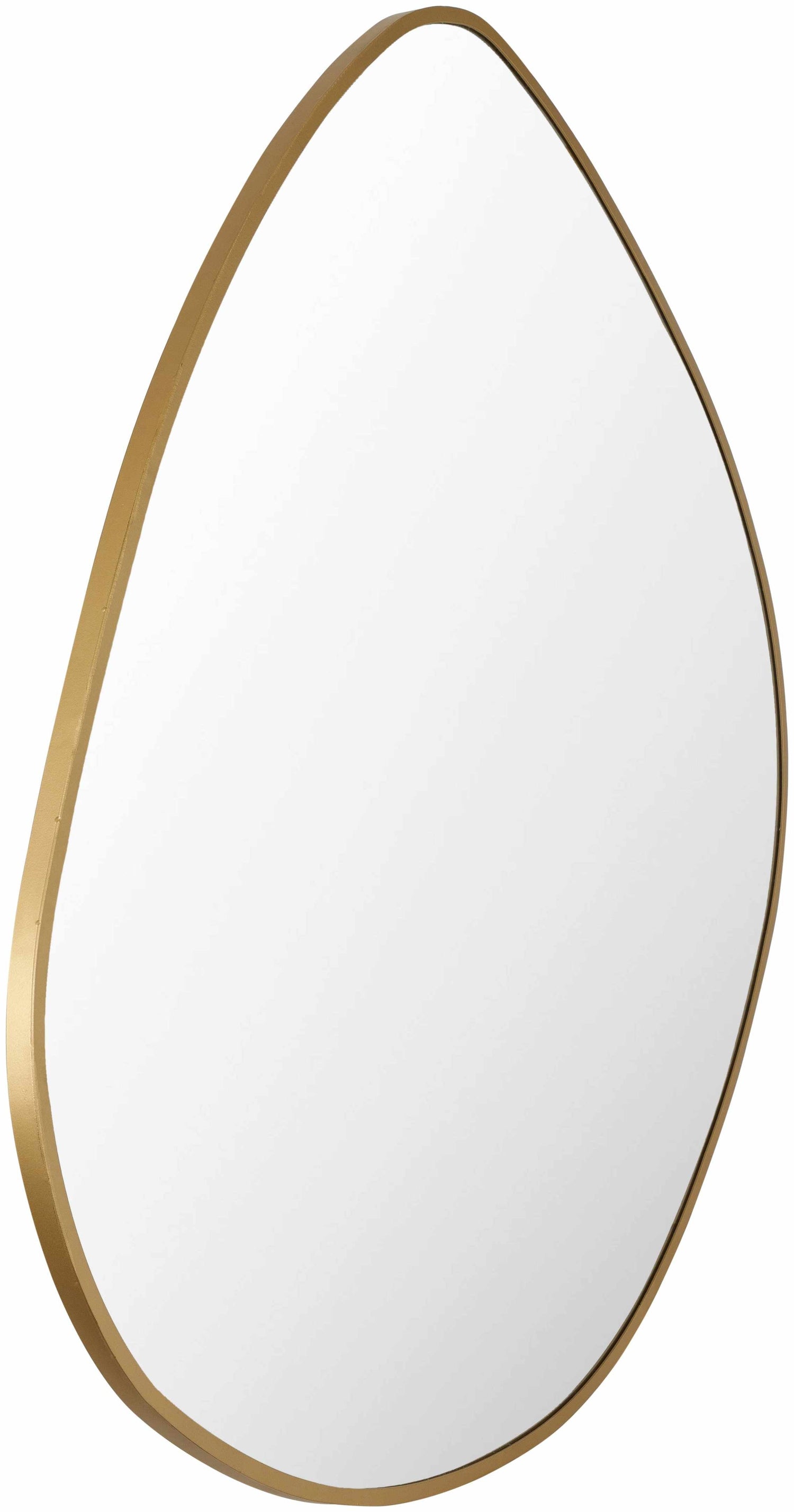 Lochovice Gold Distressed Wood Mirror