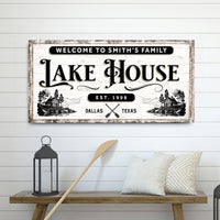 Lake House Sign VIII