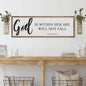 God Is Within Her She Will Not Fall Psalm 46:5 Faith Sign II