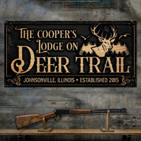 Hunting Lodge Sign