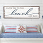 Love You To The Beach And Back Sign