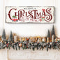 Family Welcome To Christmas Sign II