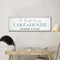 Classic Family Lake House Sign